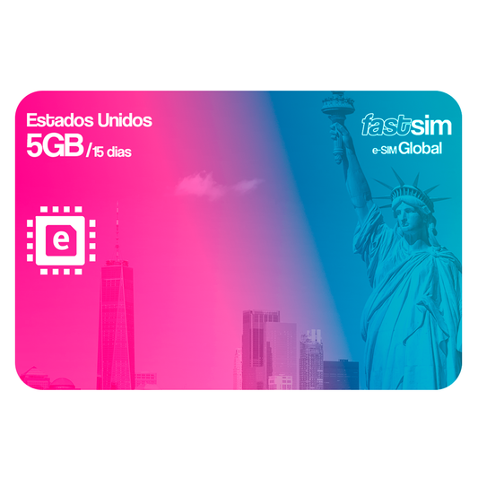 1. Estados Unidos 15days - 5GB