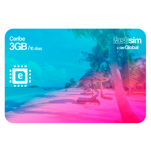 3. Caribe  30days - 10GB
